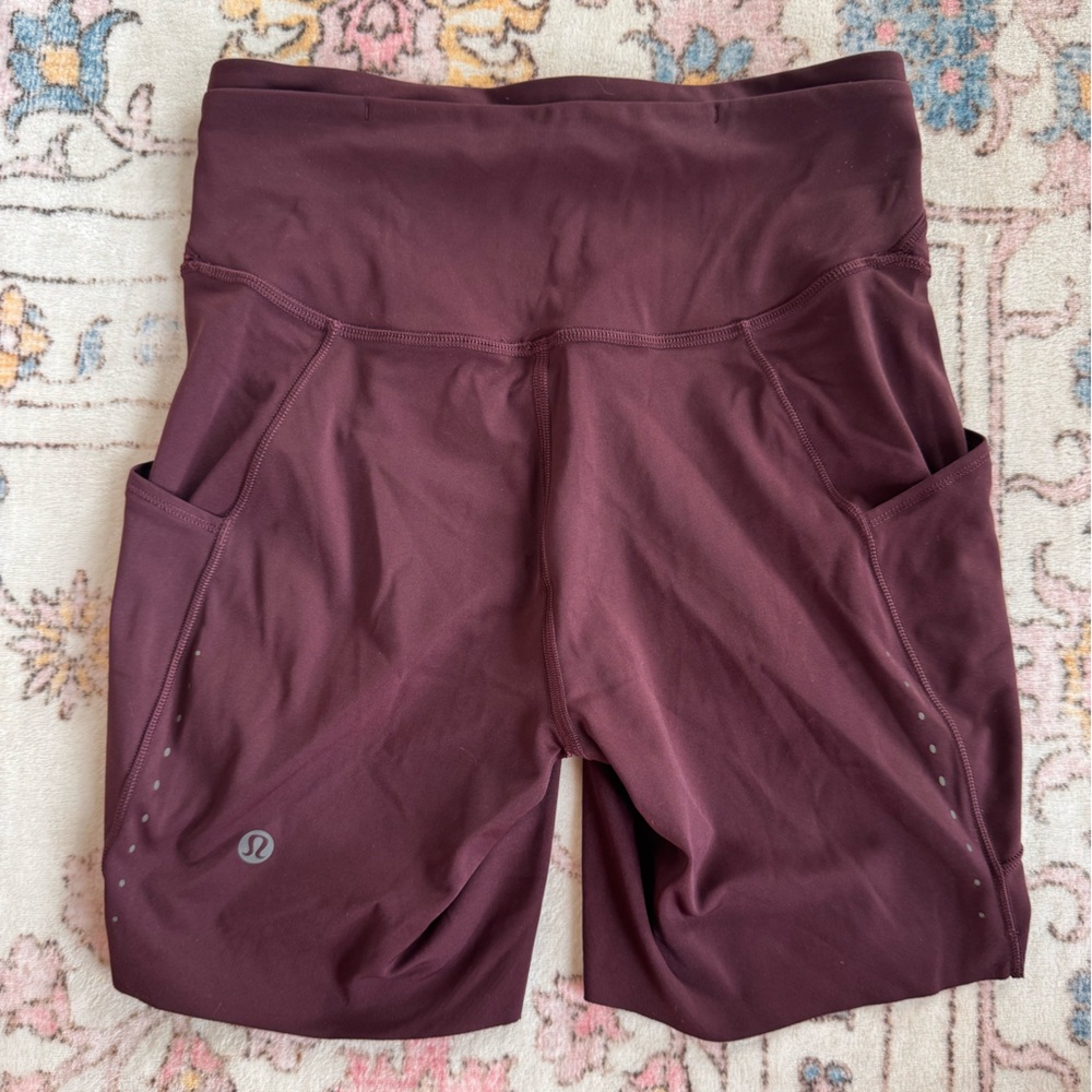Lululemon fast and free high rise short 6 inch *5 pocket